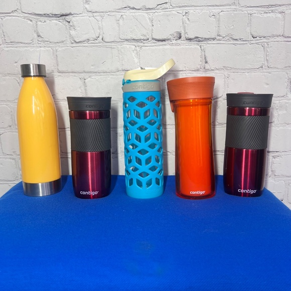 5 TUMBLERS + 3 COOLERS - TRAVEL LUNCH BEACH FOOD DRINK CANS NWT - Picture 6 of 16
